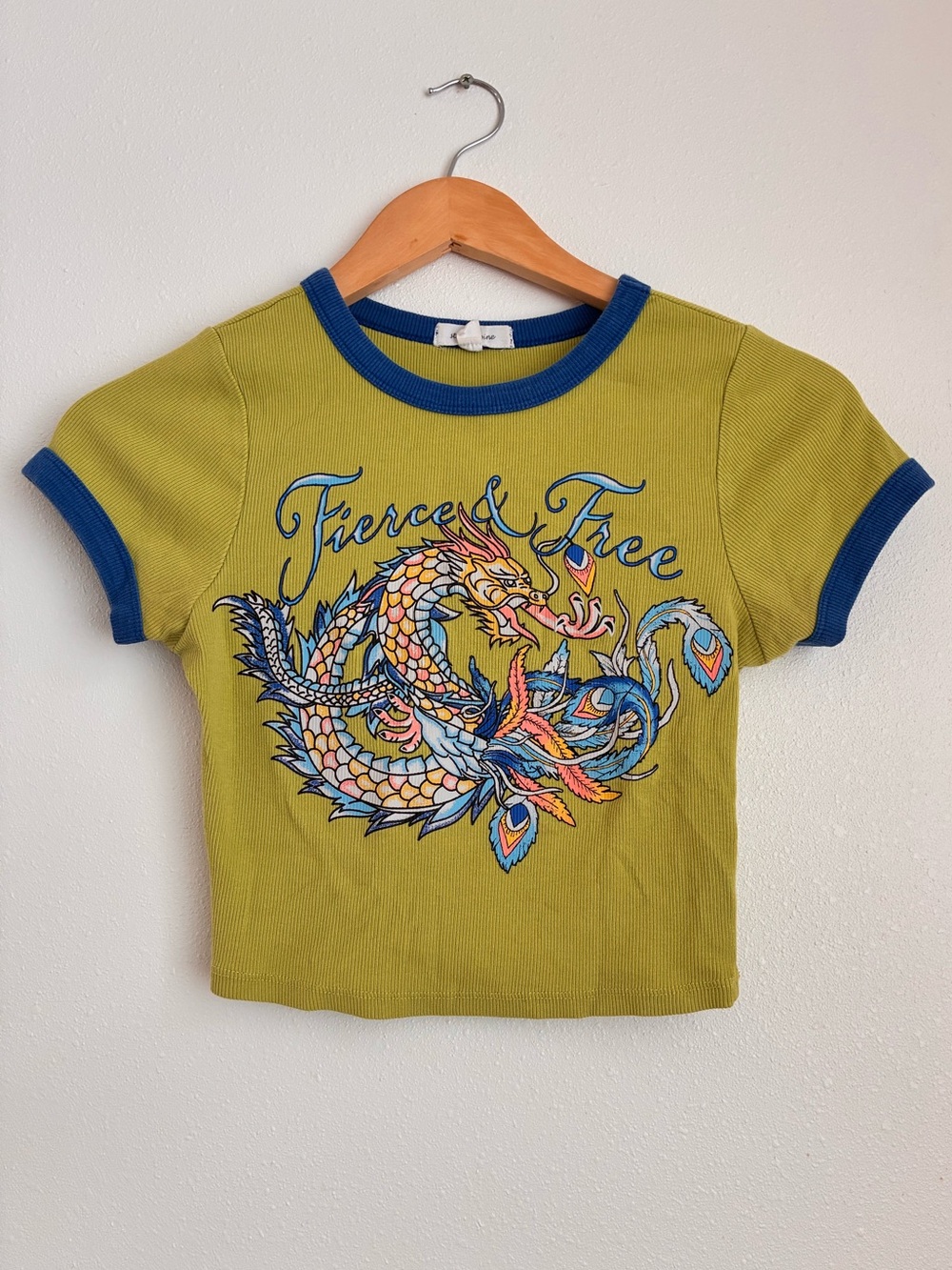 Fierce & Free Dragon Graphic Tee (S)